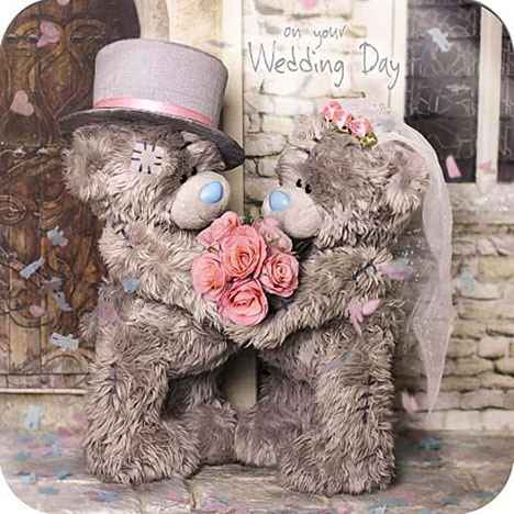 On Your Wedding Day Me to You Bear Card £1.95